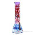 Purple Blue Gradient Valentine&#39;s Day Series Glass Beaker Bong